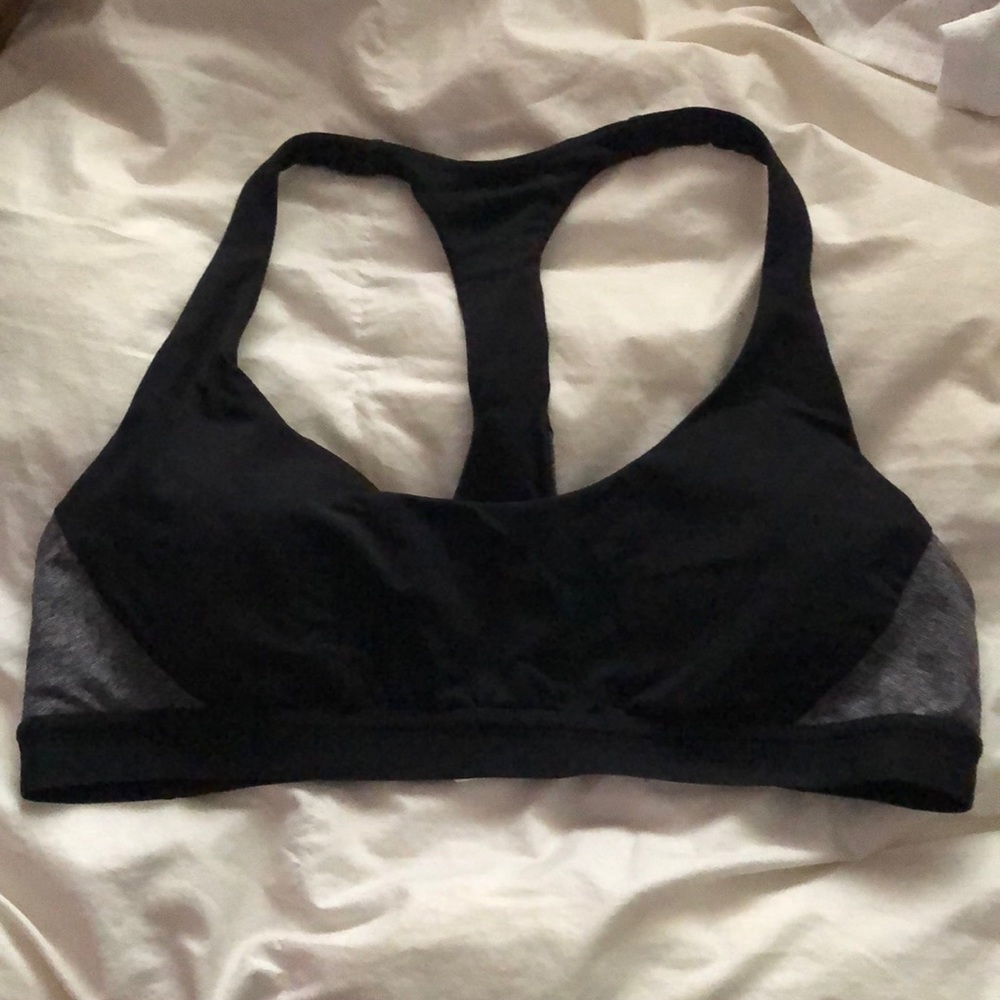NWOT size 12 lululemon athletics black sports bra